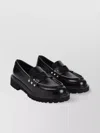 Valentino Rockstud-embellished Leather Loafers