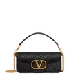 Valentino Garavani Garavani Locò Calfskin Shoulder Bag Woman Black Uni In Black