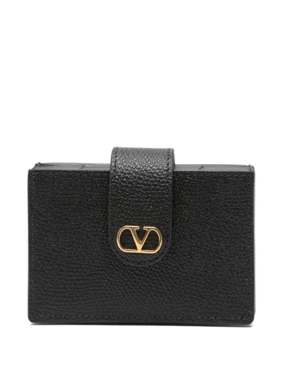 VALENTINO GARAVANI LEATHER LOGO CARDHOLDER