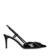 Valentino Vlogo Signature Slingback Pumps In Black