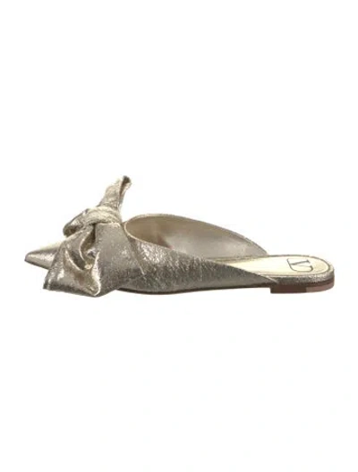 Pre-owned Valentino Garavani Leather Mules