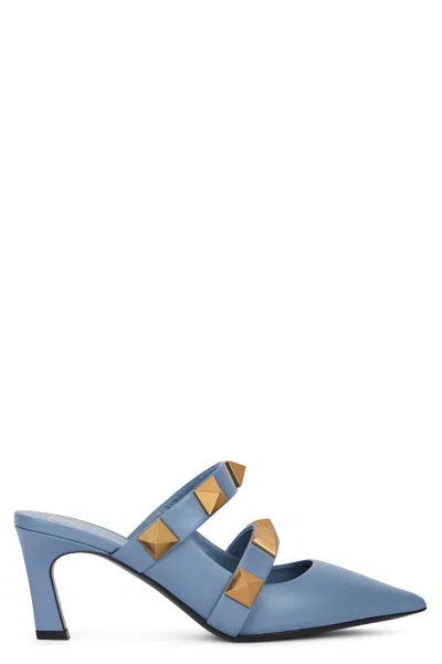VALENTINO GARAVANI LEATHER MULES