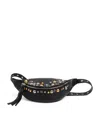Valentino Leather Nellcote Belt Bag In Black