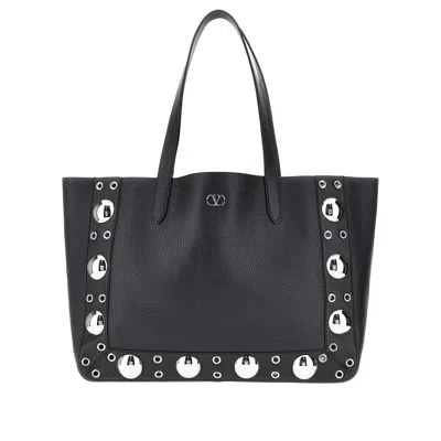 VALENTINO GARAVANI LEATHER 'NELLCÔTE' MEDIUM SHOPPING BAG