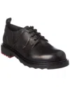 Valentino Leather Oxford In Black