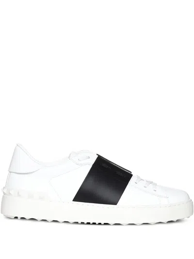Valentino Garavani Valentino Rockstud Open Leather Sneaker (authentic ) In Multi