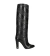 Valentino Garavani Rayons Nappa Boot With Chevron Pattern 100mm Woman Black 39 In Black