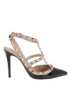 Valentino Rockstud Slingback In Black