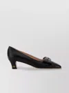 Valentino Garavani Leather Pumps Featuring Bow Detail In Black