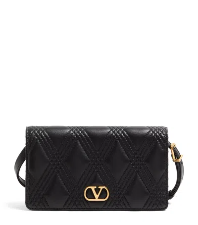 Valentino Garavani Leather Quiltie 67 Purse