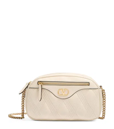 Valentino Garavani Garavani Quiltie Shoulder Bag 67 In Quilted Nappa Woman Ivory Uni