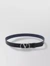 Valentino Vlogo Reversible Belt For Formal And Casual Occasions In Black