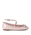 Valentino 'patent Leather Rockstud In Nude