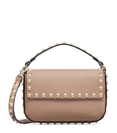 Valentino Garavani Womens Poudre Rockstud-embellished Leather Cross-body Bag