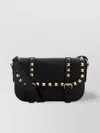 Valentino Leather Rockstud Crossbody Bag With Adjustable Strap