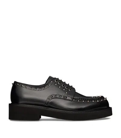 Valentino Garavani Black Gentleglam Derby With Studs