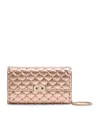 Valentino Garavani  Garavani Rockstud Spike Shoulder Bag In Laminated Nappa Leather Woman R In Pink