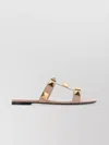 VALENTINO GARAVANI LEATHER ROMAN STUD SLIDES