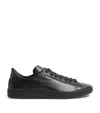 Valentino Royco Signature Brass Vlogo Low-top Sneakers In Black