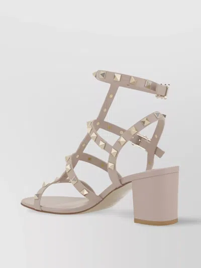 VALENTINO GARAVANI LEATHER SANDALS ROCKSTUD STUDS