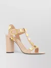 Valentino Roman Stud Block-heel Sandals
