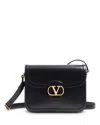 Valentino Garavani Leather Shoulder Bag In Black