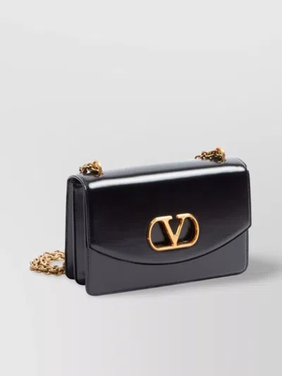 Valentino Garavani Leather Shoulder Bag Chain-link Strap