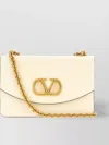 Valentino Leather Shoulder Bag Chain Strap
