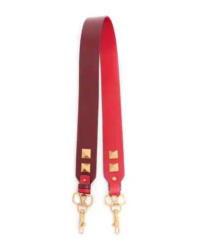 Valentino Garavani Valentino Leather Shoulder Bag In Red