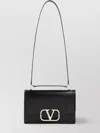 Valentino Vlogo Leather Shoulder Bag