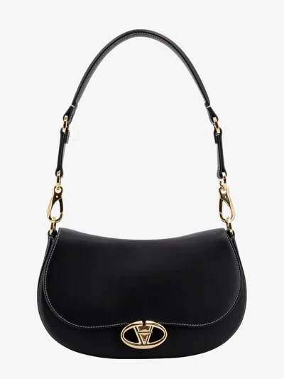 Valentino Garavani Leather Shoulder Bag With Vlogo Signature Detail