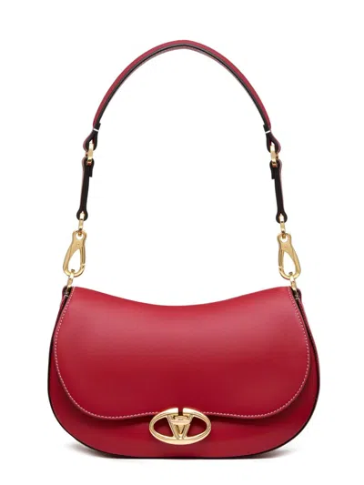 Valentino Garavani Leather Shoulder Bag With Vlogo Signature Detail
