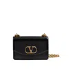 Valentino Small Leather Shoulder Bag With Adjustable Chain-link Strap