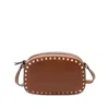 Valentino Rockstud Grainy Leather Camera Bag