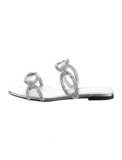 Pre-owned Valentino Garavani Leather Slides