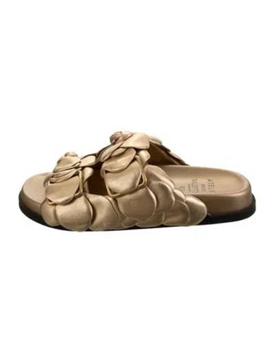 Pre-owned Valentino Garavani Leather Slides