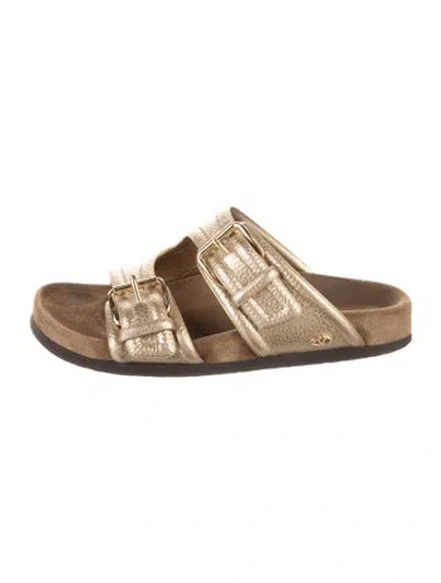 Pre-owned Valentino Garavani Leather Slides