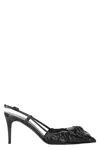 Valentino 80mm Atelier Slingback Pumps In Black