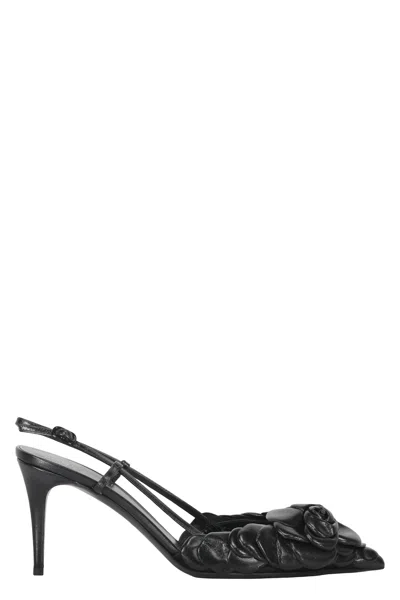 VALENTINO GARAVANI LEATHER SLINGBACK PUMPS