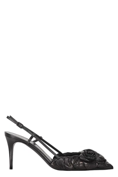 VALENTINO GARAVANI LEATHER SLINGBACK PUMPS