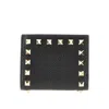 Valentino Garavani Rockstud Grainy Leather Flap Wallet Accessories In Black