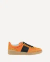 Valentino Upvillage Leather And Nylon Low Top Sneaker