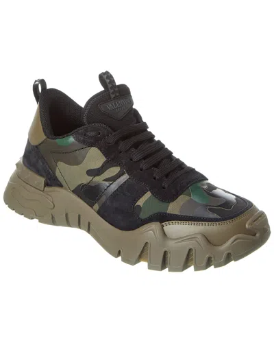 Valentino Garavani Valentino Leather Sneaker In Green