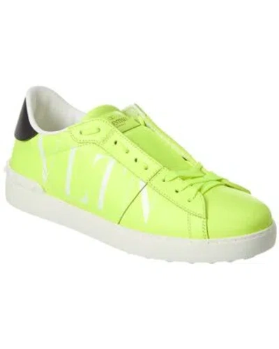 Pre-owned Valentino Garavani Valentino Leather Sneaker Men's In Green