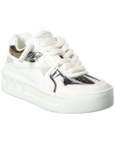 Valentino Garavani Valentino Leather Sneaker In White