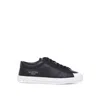 Valentino Leather Sneakers In Black
