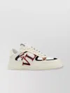 Valentino Garavani 'vl7n' White Sneakers With Maxi Logo Print And Logo Patch On The Tongue In Leathe
