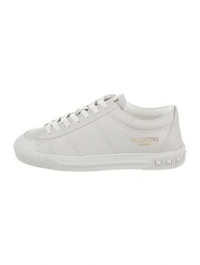 Pre-owned Valentino Garavani Leather Sneakers W/ Tags In Multi
