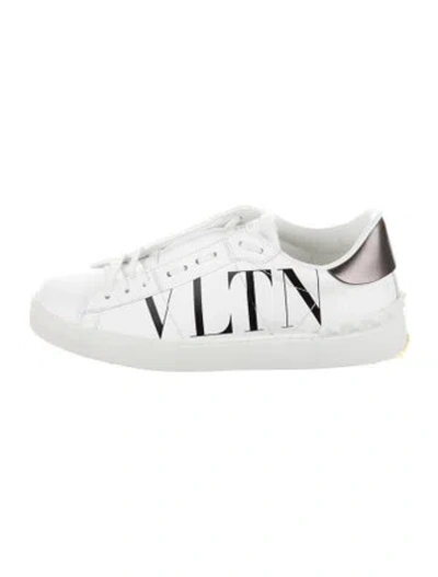 Pre-owned Valentino Garavani Leather Sneakers W/ Tags In White