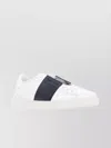 VALENTINO GARAVANI LEATHER SNEAKERS WITH CONTRASTING BAND
